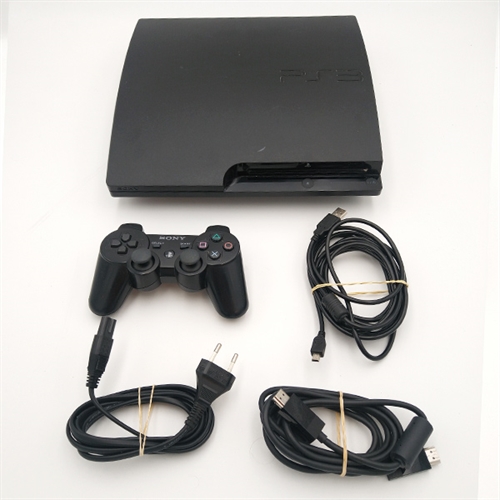 Playstation 3 Konsol - Slim 160 GB - SNR 03-27459172-5679614-CECH-3004A (B Grade) (Genbrug)